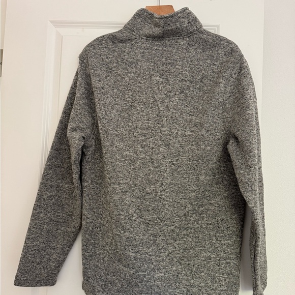 Beverly Hills Polo Club men’s grey quart zip pullover sweatshirt sweater medium - Picture 2 of 4